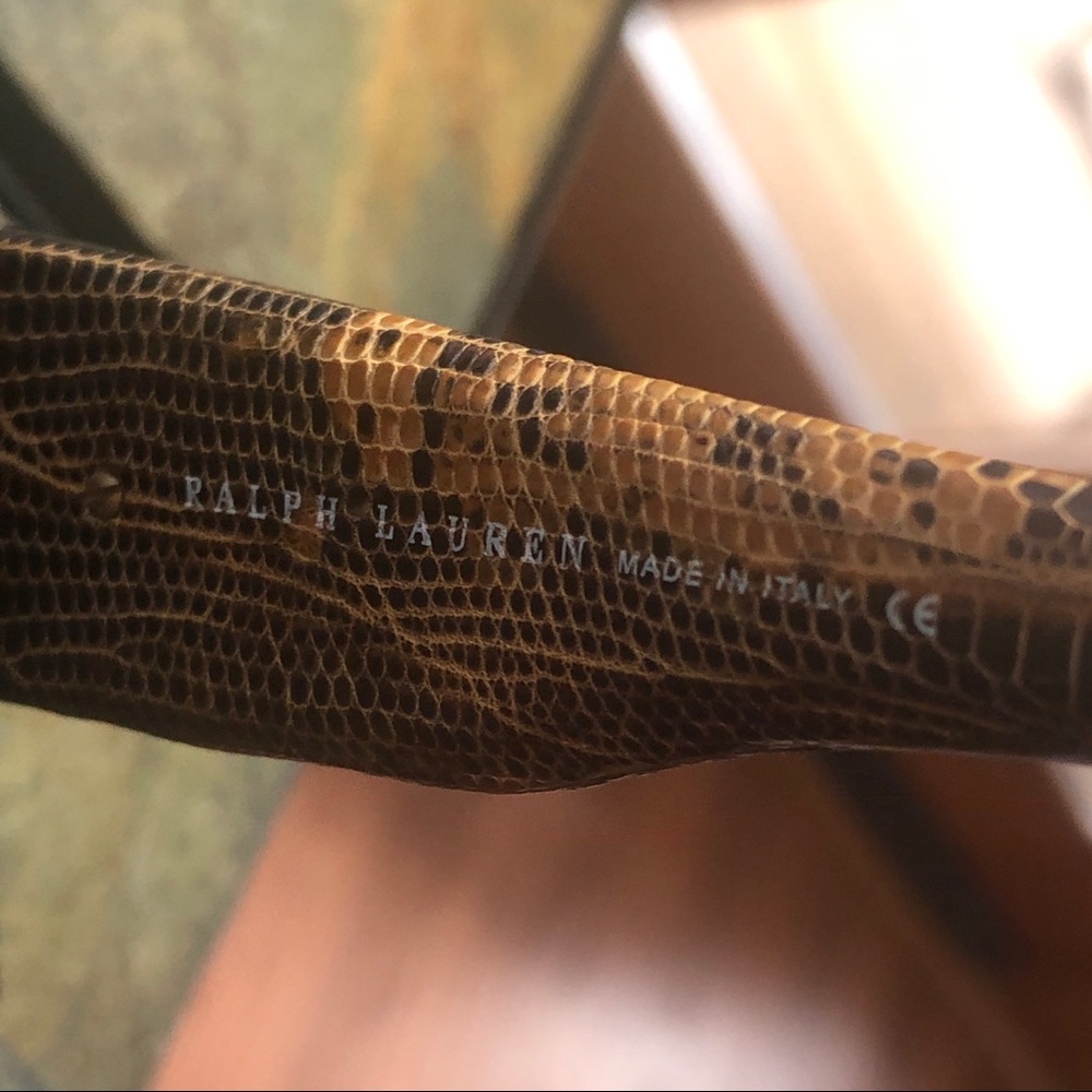 Ralph Lauren Python Leather Sunglasses - image 3